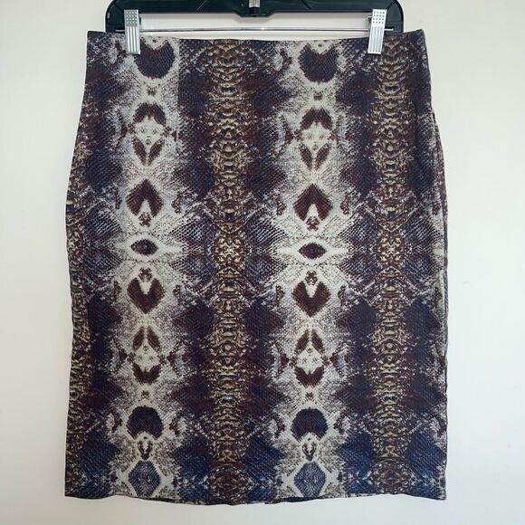 W118 By Walter Baker Women’s Snakeskin Print Pencil Skirt Size Large - Picture 1 of 7